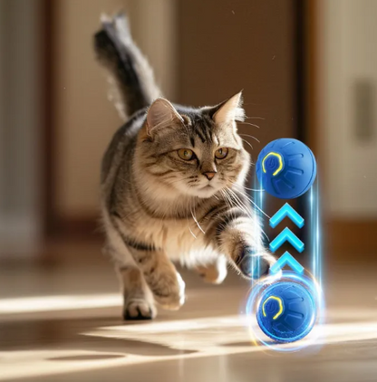 SmartyPaw: USB-Charged Jumping & Rolling Play Ball