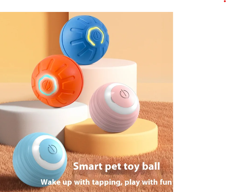 SmartyPaw: USB-Charged Jumping & Rolling Play Ball