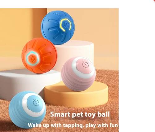 SmartyPaw: USB-Charged Jumping & Rolling Play Ball