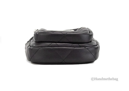 Marc Jacobs Pillow Small Black Quilted Leather Crossbody Bag